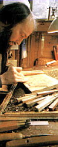 David Stones at work - copyright David Stones